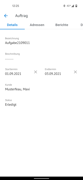 Auftragdetail